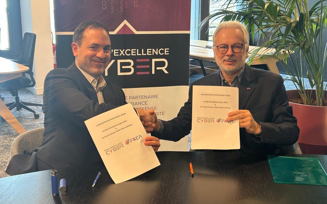Convention Pôle Excellence Cyber et French Korean Cyber Alliance